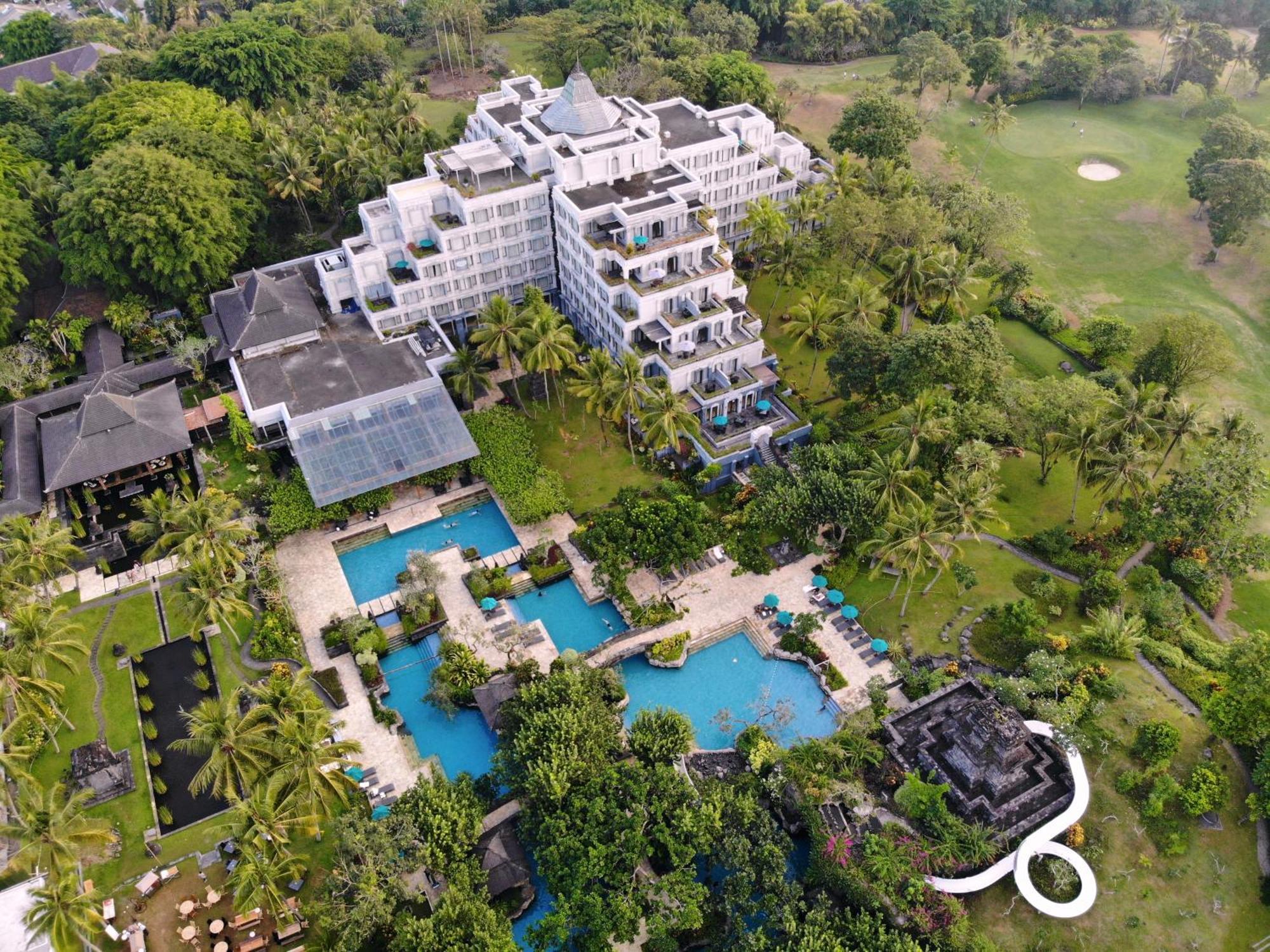 Hyatt Regency Yogyakarta Hotel Sleman  Exterior photo Aerial view of the hotel